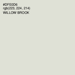 #DFE0D6 - Willow Brook Color Image